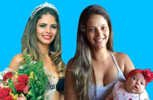 GAROTA PISCINA: Antes e depois