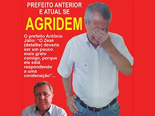 PREFEITO ANTERIOR E ATUAL SE AGRIDEM