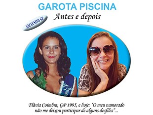 GAROTA PISCINA: Antes e depois