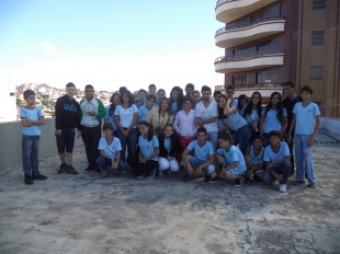 Visita dos alunos da E.E. Dom Bosco