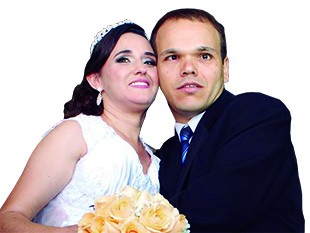 1° casamento de portadores de deficiência da cidade