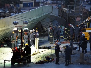 Bombeiros retiram corpo de mais uma vítima de desabamento em BH