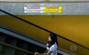 Escada rolante em estação do Move oferece risco a população em BH