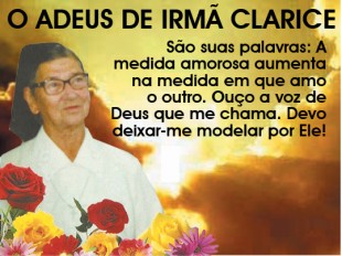  O ADEUS DE IRMÃ CLARICE