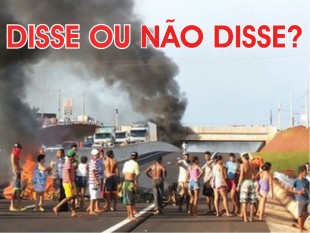 DISSE OU NÃO DISSE?