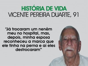 HISTÓRIA DE VIDA - Vicente Pereira Duarte, 91