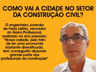  COMO VAI A CIDADE NO SETOR DA CONSTRUÇÃO CIVIL?