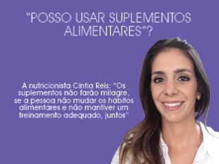  “POSSO USAR SUPLEMENTOS ALIMENTARES”?