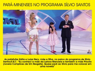 PARÁ-MINENSES NO PROGRAMA SILVIO SANTOS