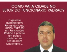  COMO VAI A CIDADE NO SETOR DO FUNCIONÁRIO PADRÃO?