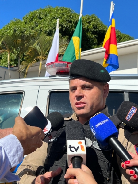 COM A PALAVRA O NOVO COMANDANTE DA PM LOCAL